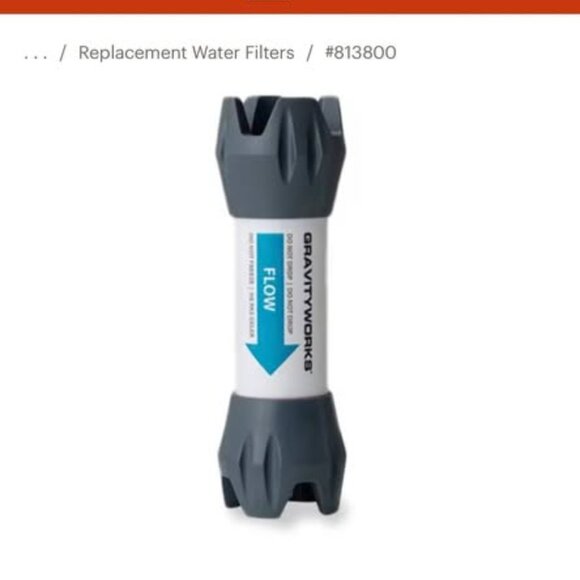 Gravity Works/Platypus Backcountry Water Filter System + New Replacement Filter - Picture 3 of 3